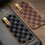 Vaku ® Vivo V15 Pro Cheron Leather Electroplated Soft TPU Back Cover