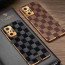 Vaku ® Redmi Note 10 Pro Cheron Leather Electroplated Soft TPU Back Cover