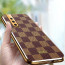 Vaku ® Vivo V15 Pro Cheron Leather Electroplated Soft TPU Back Cover