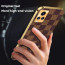 Vaku ® Vivo V20 Cheron Leather Electroplated Soft TPU Back Cover