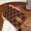 Vaku ® OnePlus 8 Cheron Series Leather Stitched Gold Electroplated Soft TPU Back Cover