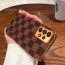 Vaku ® Samsung Galaxy A53 5G Cheron Series Leather Stitched Gold Electroplated Soft TPU Back Cover