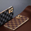 Vaku ® Vivo V20 Cheron Leather Electroplated Soft TPU Back Cover