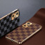 Vaku ® Redmi Note 10 Pro Cheron Leather Electroplated Soft TPU Back Cover