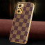 Vaku ® Redmi Note 10 Pro Cheron Leather Electroplated Soft TPU Back Cover