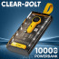 Dr. Vaku Clear Bolt 10000mAh 20W Fast Charging Power Bank with LED Display, Triple Output & SOS Mode