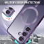 Vaku ® Samsung Galaxy S24 Plus Luxury Electroplated Magnetic Magsafe Camera Protection TPU Back Cover Case