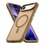 Vaku Luxos ® Apple iPhone 17 Air Thunder Magpro Translucent Scratch Resistant Military-Grade Protection Case With Stand Holder Metal Camera Ring Shockproof Back Cover