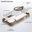 eller santé ® Apple iPhone 16 Pro Ariston Kickmag Cover with Magnetic Alloy Ring Metal Kickstand Camera Protector Shockproof Back Cover
