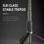 Vaku ® Aluminum Extendable Selfie Stick Tripod with Bluetooth Remote + Fill Light Compatible with iPhone 12/12Pro/ Max/11 Pro/11 -Black