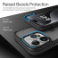 Vaku Luxos ® Apple iPhone 15 Pro Elemento Drop Protection, Shockproof Guard Corner Frosted Back Cover