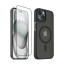 Vaku ® 2in1 Combo Apple iPhone 15 Elemento MagPro Drop Protection Shockproof Case with Dust Filter Tempered Glass
