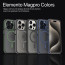 Vaku Luxos ® Apple iPhone 15 Pro Max Elemento MagPro Drop Protection Shockproof Guard Corner Frosted Certified Mag-Safe Back Cover