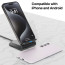 eller sante  ® Qi Certified Unity II 15W Fast Charge Wireless Charger Stand Universally Compatible with Qi Enabled iPhone 15 / 15 Plus / 15 Pro Max /15 Pro