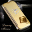 Vaku ® Samsung Galaxy A9 Mate Smart Awakening Mirror Folio Metal Electroplated PC Flip Cover