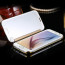 Vaku ® Samsung Galaxy E7 Mate Smart Awakening Mirror Folio Metal Electroplated PC Flip Cover
