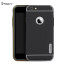 i-Paky ® Apple iPhone 6 / 6S Metal Electroplated Logo Display PC Shell + Bumper Protector Back Cover
