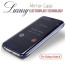 Vaku ® Samsung Galaxy Note 4 Mate Smart Awakening Mirror Folio Metal Electroplated PC Flip Cover