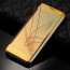 Vaku ® Samsung Galaxy Note 8 Mate Smart Awakening Mirror Folio Metal Electroplated PC Flip Cover