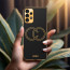 Vaku ® Samsung Galaxy A33 5G Skylar Leather Pattern Gold Electroplated Soft TPU Back Cover