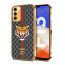 Vaku ® Samsung Galaxy F13 Lynx Line Leather Stitched Gold Electroplated Soft TPU Back Cover Case