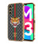 Vaku ® Samsung Galaxy M13 Lynx Leather Stitched Gold Electroplated Soft TPU Back Cover