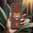 Vaku ® Samsung Galaxy M13 Lynx Leather Stitched Gold Electroplated Soft TPU Back Cover