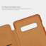 Nillkin ® Samsung Galaxy S10 Nitq Folio Leather Protective Case with Credit Card Slot Flip Cover