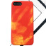 Vaku ® Apple iPhone 8 Volcano Fire Series Hot-Color Changing Infinite Thermal Sensing Technology Back Cover
