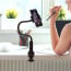 Rock ® Flexible 700mm Long Arm ABS Metal Electroplated Mobile Phone Holder / Mount