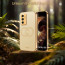 Vaku ® Vivo V23e 5G Skylar Leather Pattern Gold Electroplated Soft TPU Back Cover