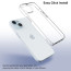 Vaku Luxos ® Apple iPhone 15 Glassy Series Clear TPU Shockproof Scratch Resistant, Slim, Thin, Military-Grade Protection Back Cover