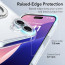 eller santé ® Apple iPhone 16 Pureview Kickmag Back Cover with Magnetic Alloy Ring Metal Kickstand Scratch Resistant Slim Military-Grade Protection Back Cover