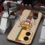 Vaku ® Vivo Y22 Lynx Designer Leather Pattern Gold Electroplated Soft TPU Back Cover Case