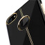 Shengo ® Apple iPhone 6 Plus / 6S Plus Piano Black Liner Series 2K Electroplated Finish Logo Display TPU Back Cover