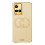 Vaku ® Vivo Y33T Skylar Leather Pattern Gold Electroplated Soft TPU Back Cover Case