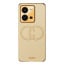 Vaku ® Vivo Y35 4G Skylar Leather Pattern Gold Electroplated Soft TPU Back Cover