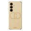 Vaku ® Samsung Galaxy A35 5G Skylar Leather Pattern Gold Electroplated Soft TPU Back Cover