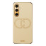 Vaku ® Samsung Galaxy A05s Skylar Leather Pattern Gold Electroplated Soft TPU Back Cover