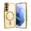 Vaku ® Samsung Galaxy S21 Plus Luxury Electroplated Magnetic Magsafe Camera Protection TPU Back Cover Case
