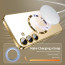 Vaku ® Samsung Galaxy S24 Plus Luxury Electroplated Magnetic Magsafe Camera Protection TPU Back Cover Case