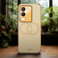 Vaku ® Vivo Y200 5G Skylar Leather Pattern Gold Electroplated Soft TPU Back Cover