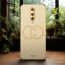Vaku ® OnePlus 8 Skylar Leather Pattern Gold Electroplated Soft TPU Back Cover