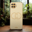 Vaku ® Oppo F17 Pro Skylar Leather Pattern Gold Electroplated Soft TPU Back Cover