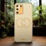 Vaku ® Samsung Galaxy S10 Lite Skylar Leather Pattern Gold Electroplated Soft TPU Back Cover