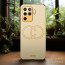 Vaku ® Oppo F19 Pro Skylar Leather Pattern Gold Electroplated Soft TPU Back Cover