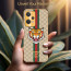 Vaku ® OnePlus Nord CE 2 Lite 5G Lynx Designer Leather Pattern Gold Electroplated Soft TPU Back Cover Case