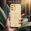 Vaku ® Samsung Galaxy S10 Lite Skylar Leather Pattern Gold Electroplated Soft TPU Back Cover