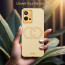 Vaku ® Vivo T1 5G Skylar Leather Pattern Gold Electroplated Soft TPU Back Cover