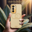 Vaku ® Oppo Reno12 5G Skylar Leather Pattern Gold Electroplated Soft TPU Back Cover